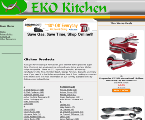 ekokitchen.com: Kitchen Products at EkoKitchen.com
Kitchen Products Store with 27118 tools available for purchase - EkoKitchen.com