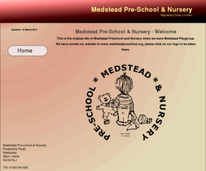 medsteadplaygroup.org: Medstead Playgroup
Welcome to Medstead Preschool and Nursery