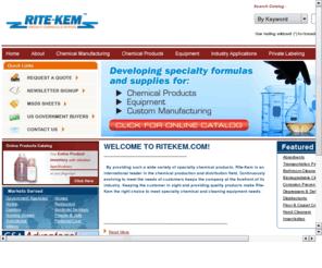 rite-kem.info: MSDS, cleaners & degreasers, buffers
MSDS, cleaners & degreasers, buffers