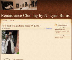 renaissancenlb.com: Renaissance Clothing by N. Lynn Burns -
Renaissance Clothing by N. Lynn Burns. 