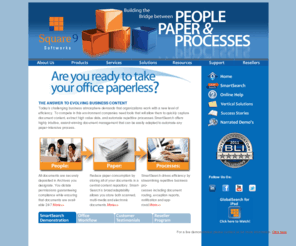 square9softworks.com: Document Management Software-Paperless Office-Square 9 Softworks-Home
SmartSearch by Square 9 Softworks, Paperless Office Document Management Software designed to be easy-to-use and affordable to own. Go Paperless. Join the digital revolution and convert your paper based processes into electronic content accessible from anywhere. Document scanning, OCR, OCR assisted data entry, office integration with standard drag and drop functionality