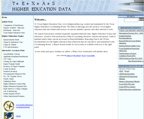 txhighereddata.org: Texas Higher Education Data
