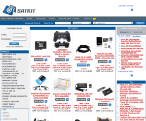 bateriasparavideocamara.com: SatKit.com - Mod Chip - Modchips - PSP - PlayStation 2 - Xbox 360 - Xbox- Ps3 - Wii - Metal Pad - Maquina de bailar - DDR - NDS - NDS lite - Swap Magic - Swapmagic-R4ds-M3simply-DSone-Supercard-Memory Sitck Pro Duo-Dslinker
isit Satkit.com to find and purchase new and hard to find video game titles, accessories, modchip, r4ds,supercard,m3 real,d2pro, wii modchip,  xbox 360,flash, ps3,x and mod chip for PlayStation 2, Xbox, GameCube and Game Boy Advance at great prices