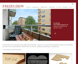fredegards.com: Fredegårds Fastighetsbyrå Mäklare Stockholm Mäklare Östermalm Lägenheter Bostadsrätter
