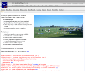 gliderscore.com: GliderScore
Free scoring software for radio control glider competitions.