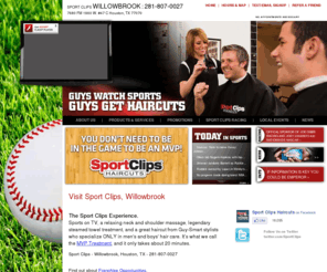 haircutmenwillowbrookhoustontx.com: Sport Clips - Hair Cuts for Men in Willowbrook, Houston, TX - Willowbrook
Sport Clips Willowbrook provides a neck and shoulder massage, steamed towel treatment, sports on TV and a great haircut in Houston, TX. Call 281-807-0027.