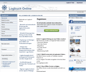 logbuch-online.de: Willkommen bei Logbuch-Online
Logbuch-Online ermöglicht es dir, mit Skippern in Verbindung zu treten und Erfahrungen auszutauschen.