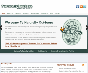 naturallyoutdoors.com: Naturally Outdoors ^ Adventure & Gear
Florence, SC - Naturally Outdoors' sincere mission is to help you enjoy a healthy dose of outdoor recreation adventure and fun by providing products and events to do it safely, including hiking, climbing, backpacking, camping, and paddling sports. All products sold by Naturally Outdoors are backed by a 100 percent guarantee.