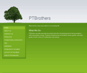 ptbrothers.com: PTBrothers - Home
Where family values are evident in our everyday life.