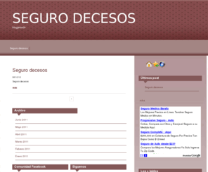 segurodecesos.org: SEGURO DECESOS
SEGURO DECESOS