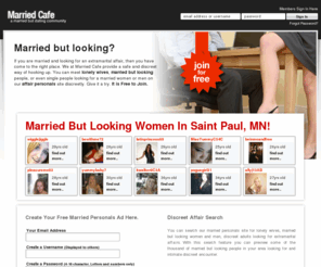 wivesdiscreet.com: Married but looking, lonely wives, married personals and married dating on Married Cafe -- Marriedcafe.com
Married dating - married but looking, married personals, lonely wives, married women looking for married men