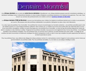 dentairemontreal.com: Clinique Dentaire Montréal - Dentiste et Cabinet Dentaire Montréal
Dentaire Montréal, Clinique Dentaire Montréal, Cabinet Dentaire à Montreal, Dentiste.