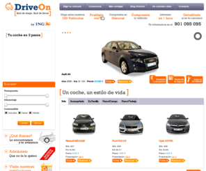 driveon.com.es: DriveOn by ING
Venta de vehículos de ocasión de ING Car Lease. Disponga de un vehículo de segunda mano en perfecto estado con garantía y financiación disponible.