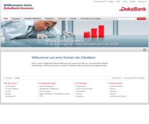 sparkassen-reits.com: DekaBank - Start
DekaBank Deutsche Girozentrale