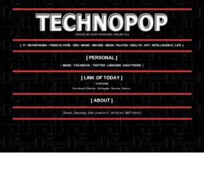 technopop.com.br: :::: WWW.TECHNOPOP.COM.BR - 2011-APR-17 ::::
TECHNOPOP PROJECTS HOME WEBSITE