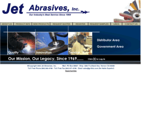 gritbiz.com: Jet Abrasives, Inc.  Manufacturers of grinding products from coated abrasives
Jet Abrasives, Inc.  Fast, courteous service, competitive prices and consistent, high quality abrasive products have been our hallmark since 1969.