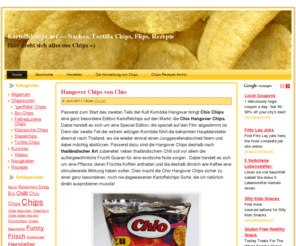 kartoffelchips.net: Kartoffelchips.net — Nachos, Tortilla Chips, Flips, Rezepte
Informationen über Kartoffelchips, Tortilla Chips, Flips. Viele Rezepte, Reviews Infos zu Chips-Herstellern und Rohstoffen zur Herstellung.