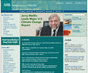 mbl.edu: Marine Biological Laboratory
The Marine Biological Laboratory hosts year-round research programs in cellular, developmental, and reproductive biology; molecular biology and evolution; neurobiology and sensory physiology; ecology; global infectious diseases; and marine biotechnology and aquaculture. For more than a century, hundreds of distinguished scientists from around the world have been gathering to do research at the Marine Biological Laboratory during the summer months.