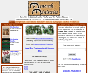 menorahministries.com: Menorah Ministries, Est. 1984 by Rabbi Dr. John Fischer and Dr. Patrice 
Fischer
