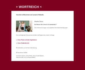 wort-reich.info: Wortreich -  professionelle Eltern-Kind-Kurse zum Spracherwerb
Wort-Reich