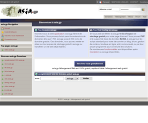 asia.gp: asia.gp - hébergement web gratuit
asia.gp - hébergement web gratuit