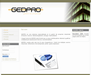 gedprosl.com: Qui som
Gedpro, gestió de projectes