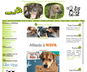 ondaa.org: ONDAA.ORG - Organização pela Dignidade de Animais Abandonados
ONDAA - Organização pela Dignidade de Animais Abandonados