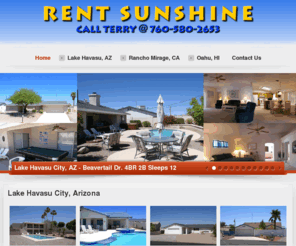 rentsunshine.com: Rent Sunshine
Lake Havasu Arizona vacation rental homes