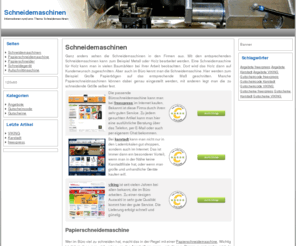 schneidemaschinen.net: Schneidemaschinen aus den unterschiedlichsten Bereichen
So ist zum Beispiel in fast allen Haushalten die Brotschneidemaschine oder auch der Allesschneider ein fester Bestandteil der Haushaltgeräte.