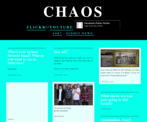 chaoszine.com: CHAOS
flickr//youtube