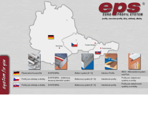 eps-profil.com: EPS Profil - system for you - stavební profily, lišty, obklady, dlažby
profily, stavební profily, lišty, obklady, dlažby