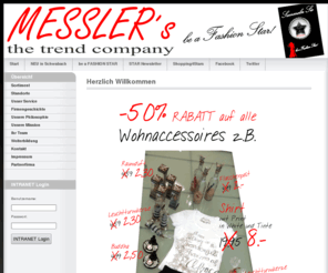 messlers.net: MESSLER´s  the trend company - Herzlich Willkommen
Wir bieten Ihnen Mode für die qualitätsbewußte Frau für Freizeit, Business und Festlichkeiten
 