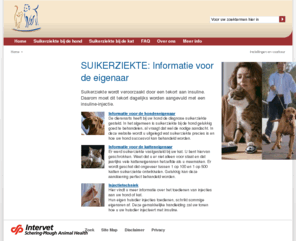 pet-diabetes.be: Suikerziekte informatie voor  de hond en kat eigenaar
Suikerziekte informatie voor  de hond en kat eigenaar, Intervet/Schering-Plough Animal Health