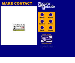 secure-website.com: Secure Website
Secure Website - fast and easy to use secure web sites....accept credit card details and sensitive information securely