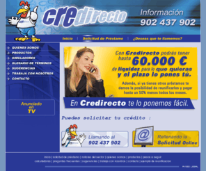 credirecto.com: Credirecto - Reunificación de deudas. Reunificación de préstamos bancarios. Refinanciación de deudas. Refinanciación de préstamos bancarios.
Reunificación de préstamos bancarios. Refinanciación de créditos. Refinanciación de préstamos bancarios. Refinanciación de deudas.