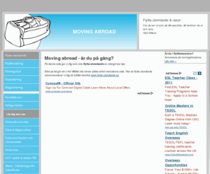 movingabroad.se: Flytta utomlands - tips och råd
Tips och råd när du ska flytta utomlands.