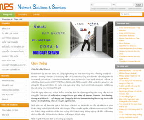n2s.vn: Giới thiệu
Tên miền, thuê dung lượng, dịch vụ tin học, thiết kế website