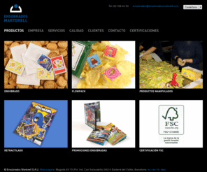 ensobradosmartorell.com: Ensobrados Martorell - Packing your premiums
Ensobrados Martorell, S.A.U, es una empresa  líder en el ensobrado de productos promocionales en contacto con el alimento y en colecciones de cromos desde hace más de 30 años