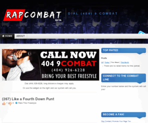 rapcombat.com: Rap Combat « DIAL (404) 9 COMBAT
DIAL (404) 9 COMBAT