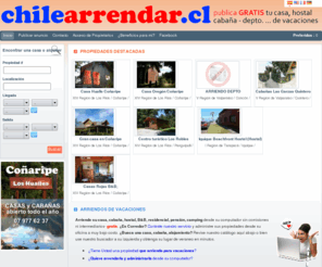 chilearrendar.cl: Chilearrendar.cl - Arriendos de Vacaciones
Portal de propiedades en arriendo para vacaciones 