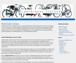 elektrischefiets.org: Elektrische fietsen | accu - test - kopen | Elektrische fiets . org
Voor en nadelen van elektrische fietsen, beschikbare merken en modellen, koopgids, accu. Kies snel en handig voor de juiste elektrische fiets.