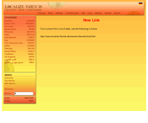 localize-friends.com: Localize Friends : Friends Chat
Free friends chat for computer and mobile phone