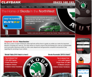 manchesterskoda.com: Claybank Motors - First for Skoda in the NorthWest.
Claybank Motors Manchester NorthWest invites you to the brand new Skoda dealership website. Please feel free to look at the new Skoda models and check out our latest new & used car offers