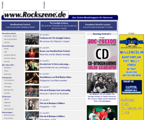 rockszene.com: Rockszene.de - Das Online-Musikmagazin | News, Berichte, Reviews, Reports, Veranstaltungen
Rockszene.de - News, Berichte, Reviews, Reports, Veranstaltungen, Clubs, Hannover, Guide