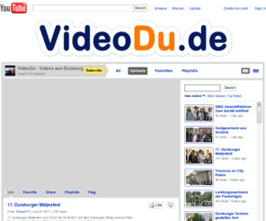 videodu.de: VideoDu - Videos aus Duisburg
Bei VideoDu bestimmen Sie was Sie gucken, wann Sie wollen und sooft sie wollen.

Sehen Sie Aufnahmen in HD von Events, Ereignissen und Reportagen aus Duisburg, unbegrenzt und gratis auf http://www.VideoDu.de