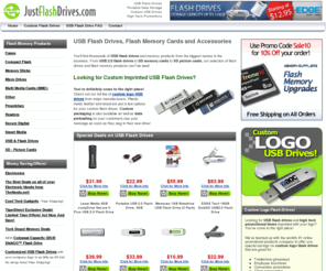 justflashdrives.com: USB Flash Drives and Memory | Custom USB Flash Drives | JustFlashDrives.com
