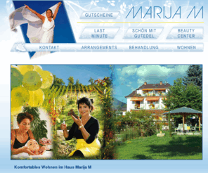 marija-m.de: Marija M - Beauty Center, Ferienwohnungen, Gästezimmer Badenweiler Schwarzwald
Marija Maretic bietet Schönheit Gesundheit Massagen Gutedel Therapie Ferienwohnungen und äästezimmer in Badenweiler Breisgau Markgräflerland Schwarzwald