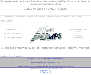 pumpspumpspumps.co.uk: Pumps pumps pumps - Home page
Pumps pumps pumps - all makes of pumps supplied and installed