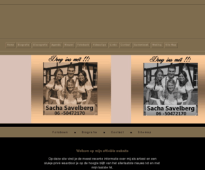 sachasavelberg.com: Sacha Savelberg
De officiële website van onze eigen volkszanger Sacha uit Valkenburg aan de Geul