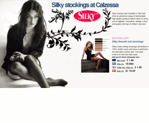 silky-stockings.com: Silky stockings at Calzessa
Calzessa has the broadest range of stockings, nylons and suspender belts (garter belts)